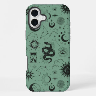Funda Para iPhone 16 Plus Patrón Místico de Kundalini