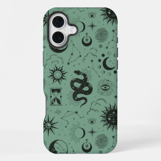 Funda Para iPhone 16 Plus Patrón Místico de Kundalini