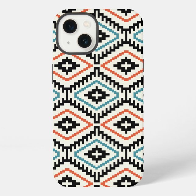 Funda Para iPhone Patrón Moda Geométrica Elegante Moda (Reverso )