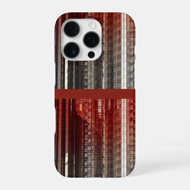 Funda Para iPhone Patrón moderno arquitectónico (Reverso)