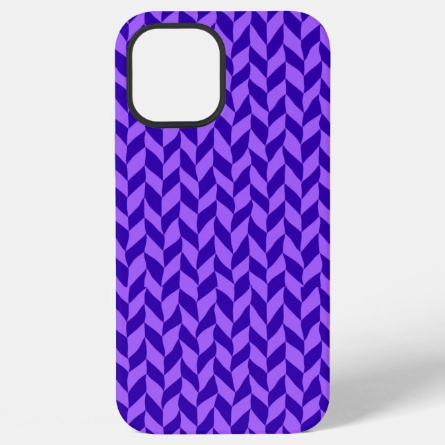 Funda Para iPhone patrón morado (Reverso )