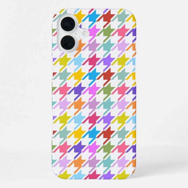 Funda Para iPhone Patrón Multicolor de galga dorsal (Reverso )
