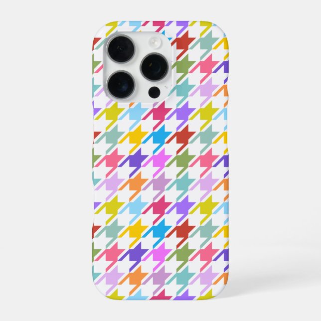 Funda Para iPhone Patrón Multicolor de galga dorsal (Reverso)