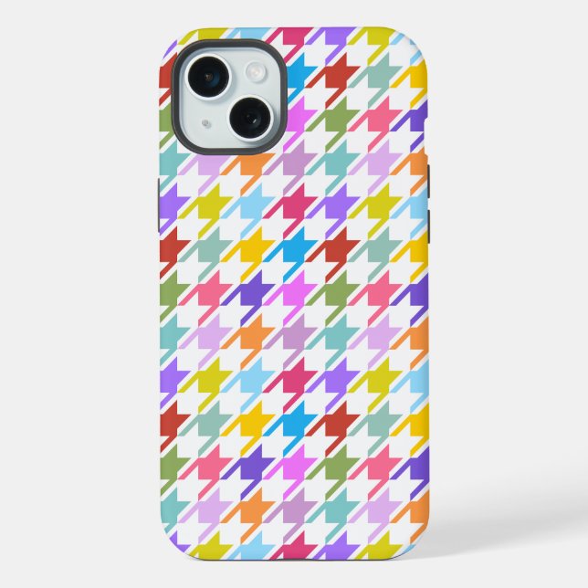 Funda Para iPhone Patrón Multicolor de galga dorsal (Reverso )