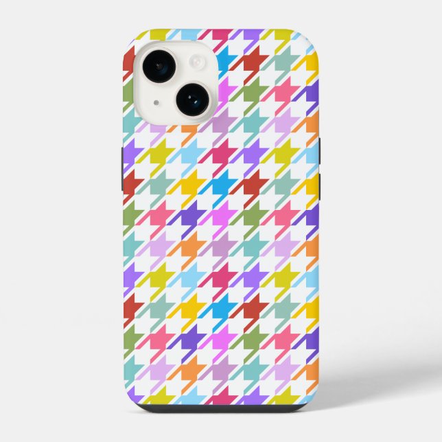 Funda Para iPhone Patrón Multicolor de galga dorsal (Reverso )