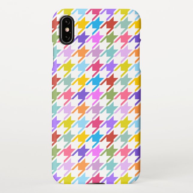 Funda Para iPhone Patrón Multicolor de galga dorsal (Reverso)