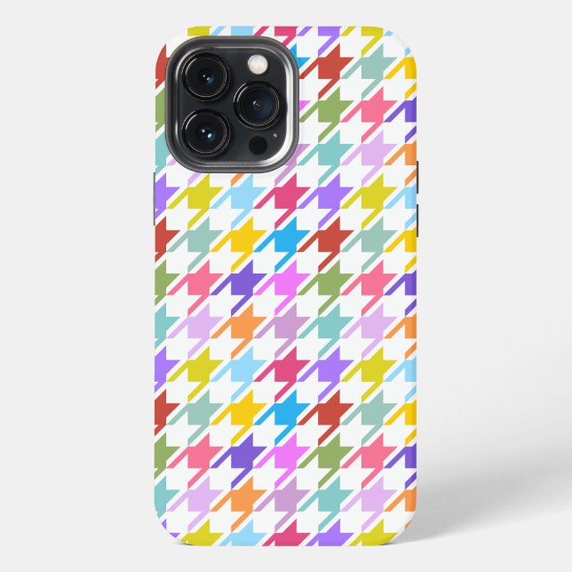 Funda Para iPhone Patrón Multicolor de galga dorsal (Reverso )