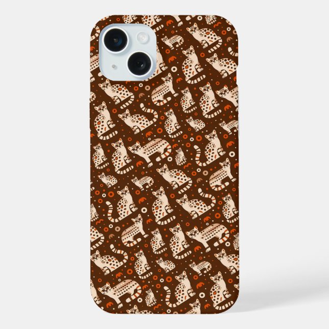 Funda Para iPhone Patrón Ocelot (Reverso )