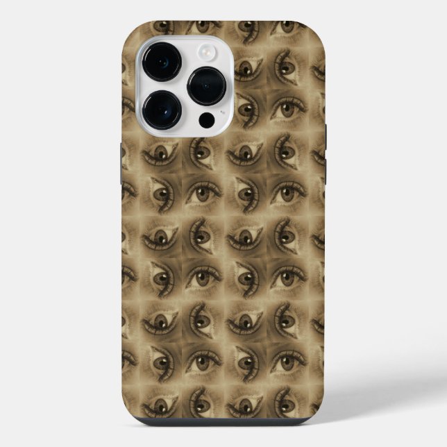 Funda Para iPhone Patrón ocular (Reverso )