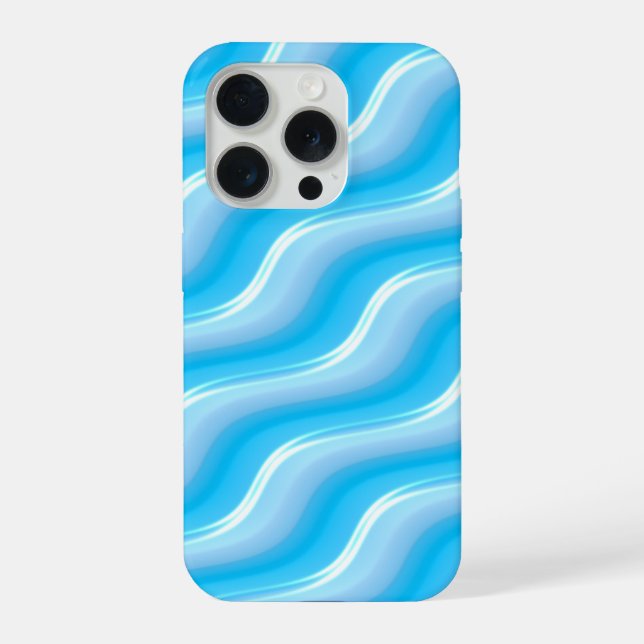 Funda Para iPhone Patrón ondulado (Reverso )