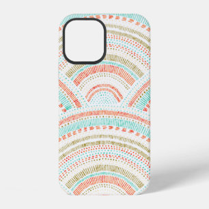 Funda Para iPhone 12 Patrón ondulado sin fisuras. Adorno vintage seigai