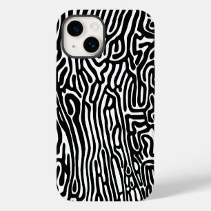 Funda Para iPhone 14 patrón orgánico abstracto textura de fondo natural