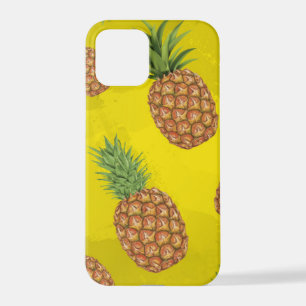 Funda Para iPhone 12 Pro Patrón pino-manzana acuarela 3