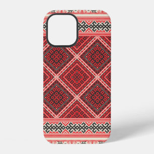 Funda Para iPhone 12 Patrón repetitivo decorativo inspirado en la tradi