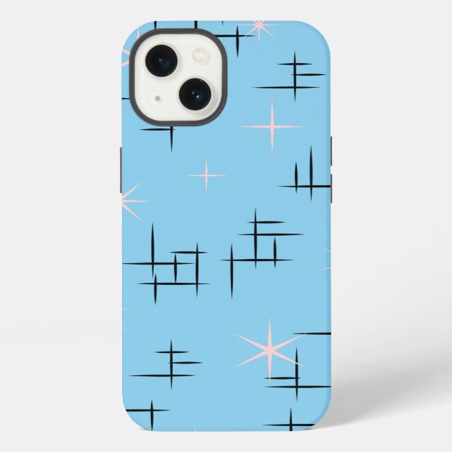 Funda Para iPhone Patrón retro (Reverso )