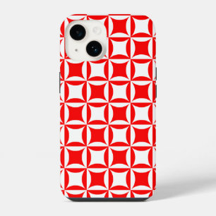 Funda Para iPhone 14 Patrón Rojo de Robar a Pedro para Pagar a Pablo