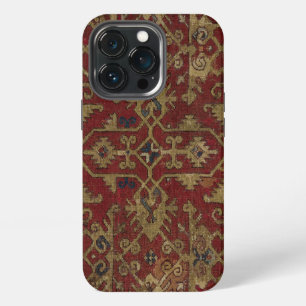 Funda Para iPhone 13 Pro Patrón rojo persa Rústico Antiguo