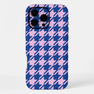 Funda Para iPhone 16 Pro Max Patrón rosa y azul de Houndstap