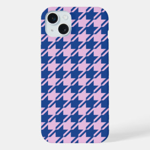 Patrón rosa y azul de Houndstap