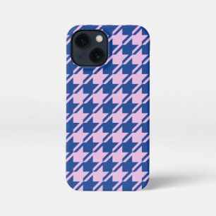 Funda Para iPhone 13 Mini Patrón rosa y azul de Houndstap