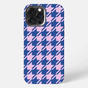 Funda Para iPhone 13 Pro Max Patrón rosa y azul de Houndstap