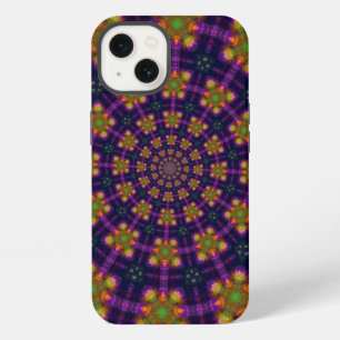 Patrón Royal Purple and Gold Kaleidoscope