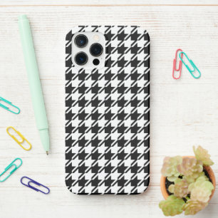 Funda Para iPhone 12 Pro Patrón Rpt de Houndstoth BW