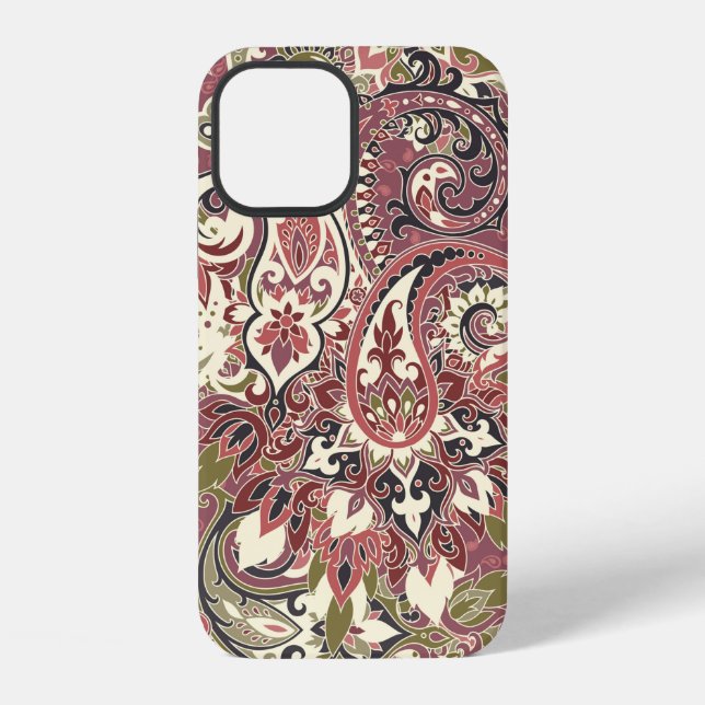 Funda Para iPhone Patrón sin foco basado en los elementos tradiciona (Reverso )