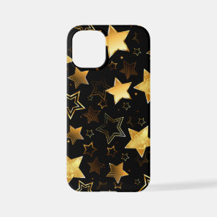 Funda Para iPhone 12 Mini Patrón sin foco con las estrellas doradas