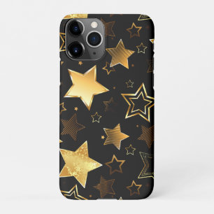 Funda Para iPhone 11Pro Patrón sin foco con las estrellas doradas