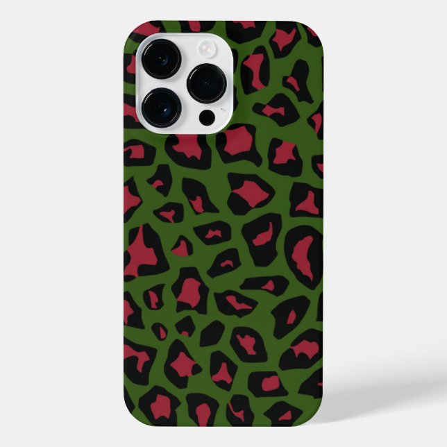Funda Para iPhone Patrón sin foco de leopardo (Reverso)