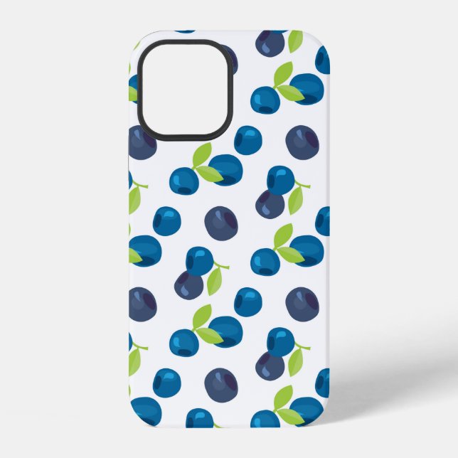Funda Para iPhone Patrón sin mar con bayas (Reverso )