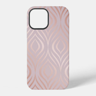 Funda Para iPhone 12 Patrón sin soldadura geométrico de oro Rosa