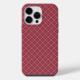 Funda Para iPhone 14 Pro Max Patrón tartán plasmado