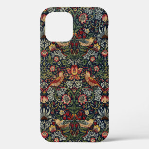 Funda Para iPhone 12 Patrón Textil William Morris Strawberry Thief