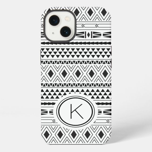 Funda Para iPhone Patrón Tribal Azteca Boho (Reverso )