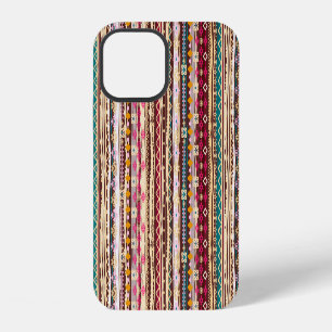 Funda Para iPhone 12 Patrón tribal boho étnico colorido