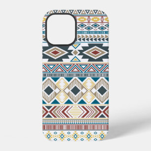 Funda Para iPhone 12 patrón tribal étnico de motivos amerindios aztecas