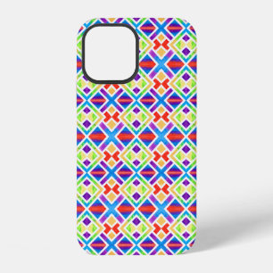 Funda Para iPhone 12 Patrón Tribal Geométrico Colorido