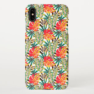 Funda Para iPhone XS Max Patrón tropical brillante