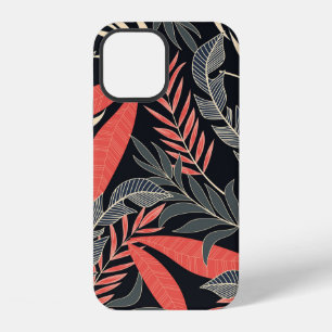 Funda Para iPhone 12 Patrón tropical sin costuras de verano con amarill