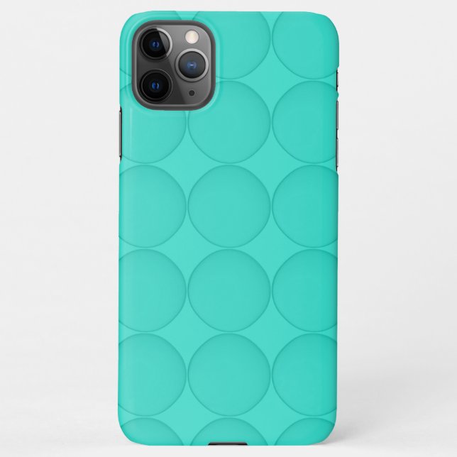 Funda Para iPhone Patrón turquesa (Reverso)