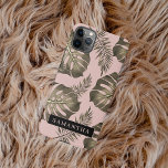 Funda Para iPhone 11Pro Max Patrón y nombre de hojas de palma rosadas y dorada<br><div class="desc">El diseño de las hojas de palma rosadas y doradas Tropical presenta un diseño vibrante y exótico inspirado en la estética tropical. Los colores predominan en los tonos rosa y dorado, creando un ambiente lujoso y de diseño. El patrón consiste en hojas de palma representadas en una variedad de tamaños...</div>