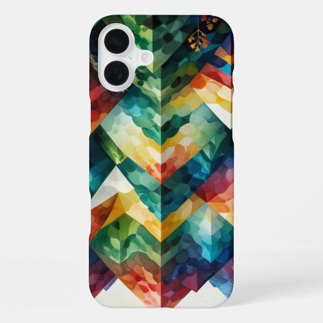 Funda Para iPhone Patrones bohemios chic con tonos terrosos (Reverso )