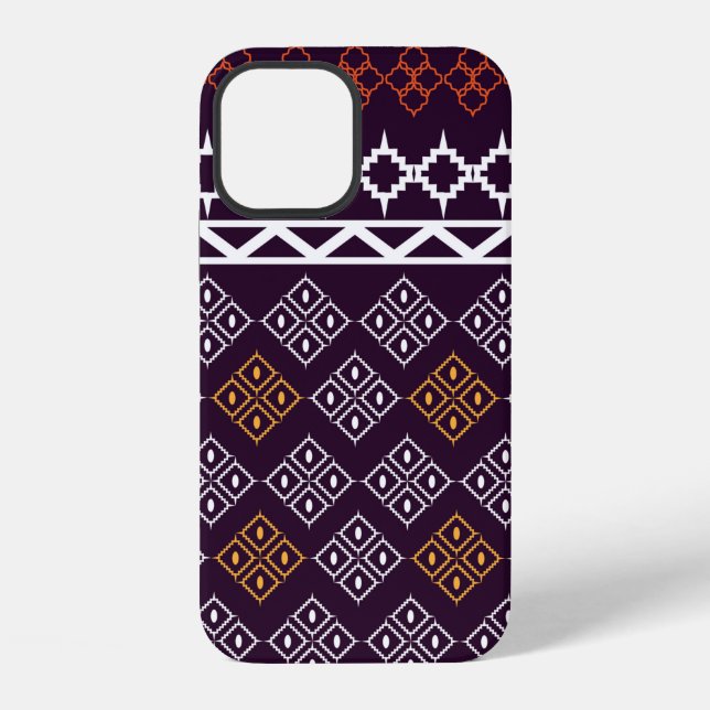 Funda Para iPhone Patrones de estampado de tela  (Reverso )