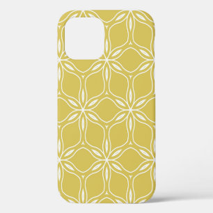 Funda Para iPhone 12 Patrones geométricos florales sin fisuras. Textura