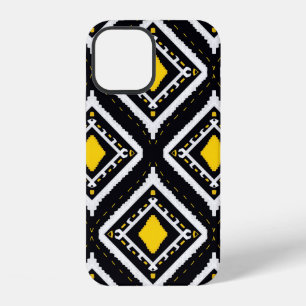 Funda Para iPhone 12 Patrones ikat étnico textil tribal americano afric