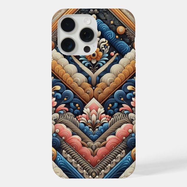 Funda Para iPhone Patrones intrincados (Reverso )
