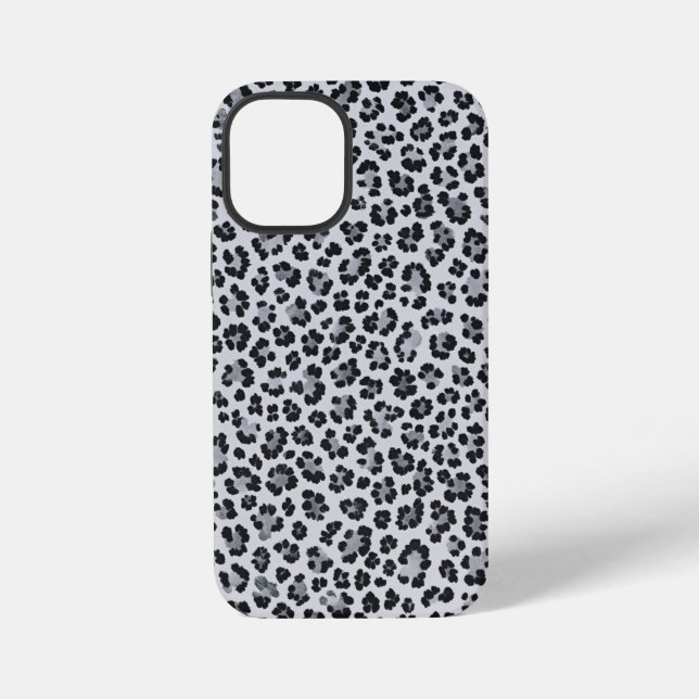 Funda Para iPhone Pattern Leopard Print Gray (Reverso )