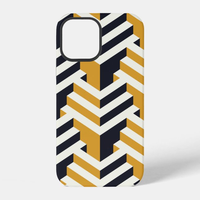 Funda Para iPhone Patternart isométrico, deco, patrón, costureras (Reverso )